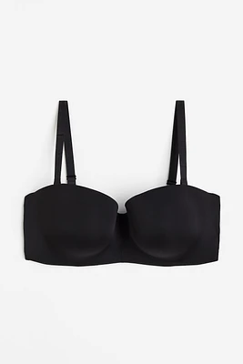 Padded Microfiber Balconette Bra