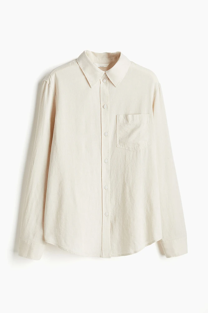 Linen-blend Shirt