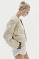 Textured-Weave Jacket