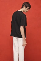 Regular Fit Waffled T-Shirt