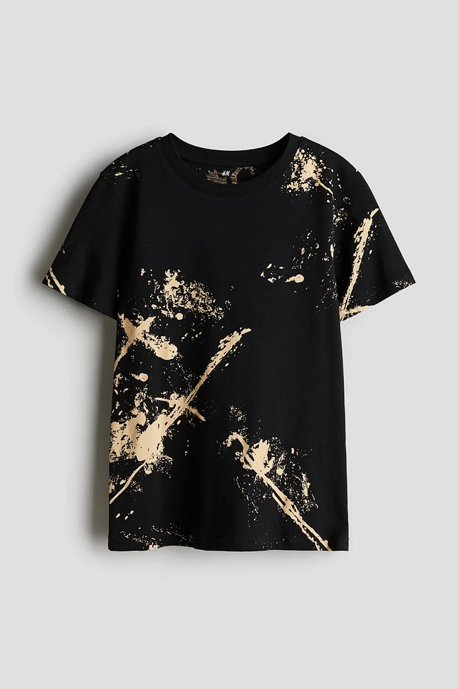 Printed cotton T-shirt