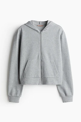 Waffled Hooded Jacket