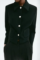 Button-detail Jacket