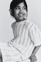 2-piece Pointelle-Knit Set