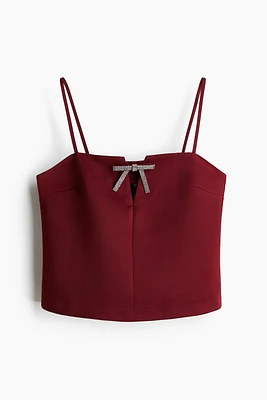 Bow-Detail Camisole Top