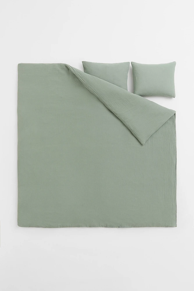 Muslin King/Queen Duvet Cover Set
