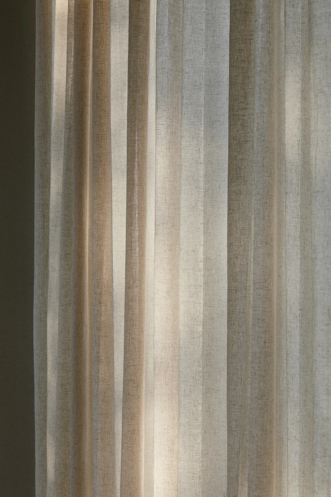 1-pack Wide Linen-blend Curtain Panel