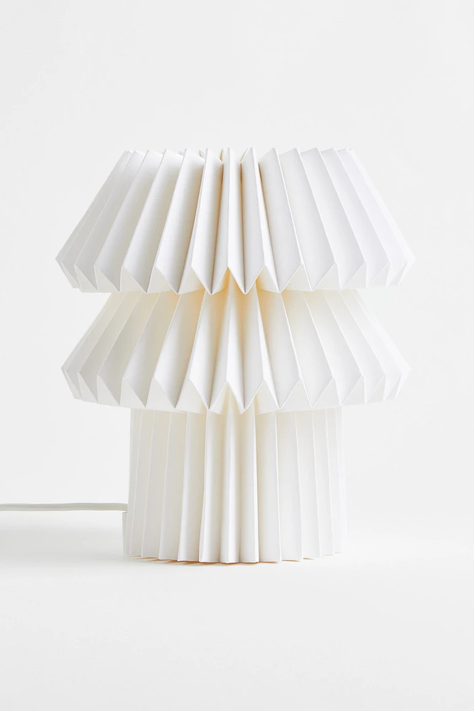 Pleated Table Lamp