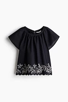 Embroidered Cotton Blouse