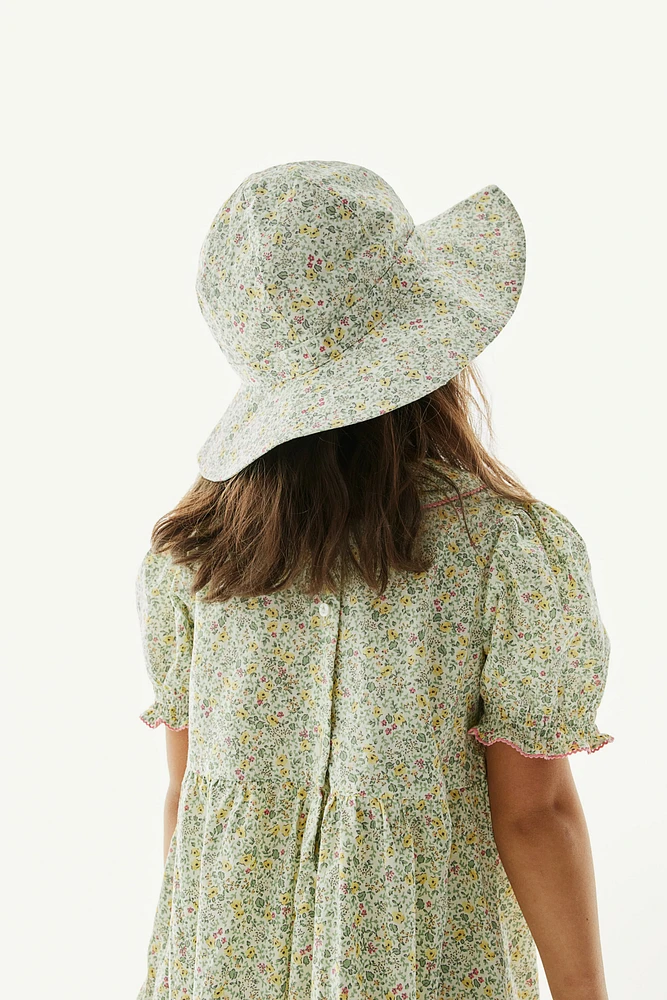 Floral-patterned Sun Hat