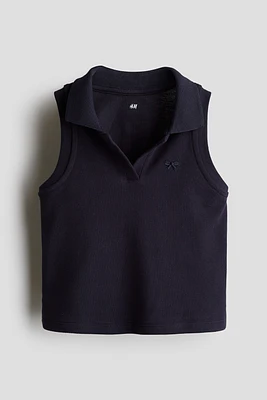 Tank Top with Collar