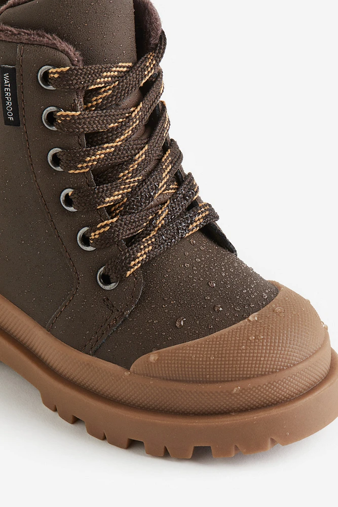 Waterproof Lace-up Boots