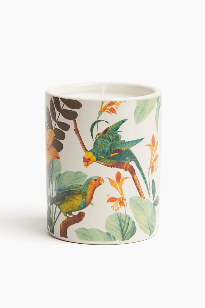 Scented Candle in Ceramic Holder