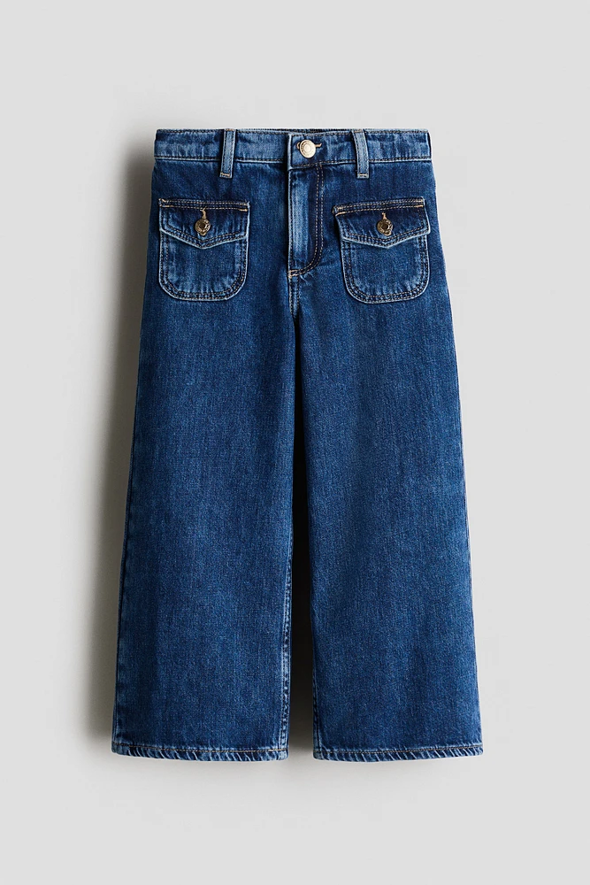 Loose-Fit Wide-Leg Jeans