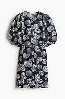 Puff-Sleeved Dress