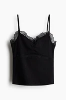 Lace-Detail Camisole Top