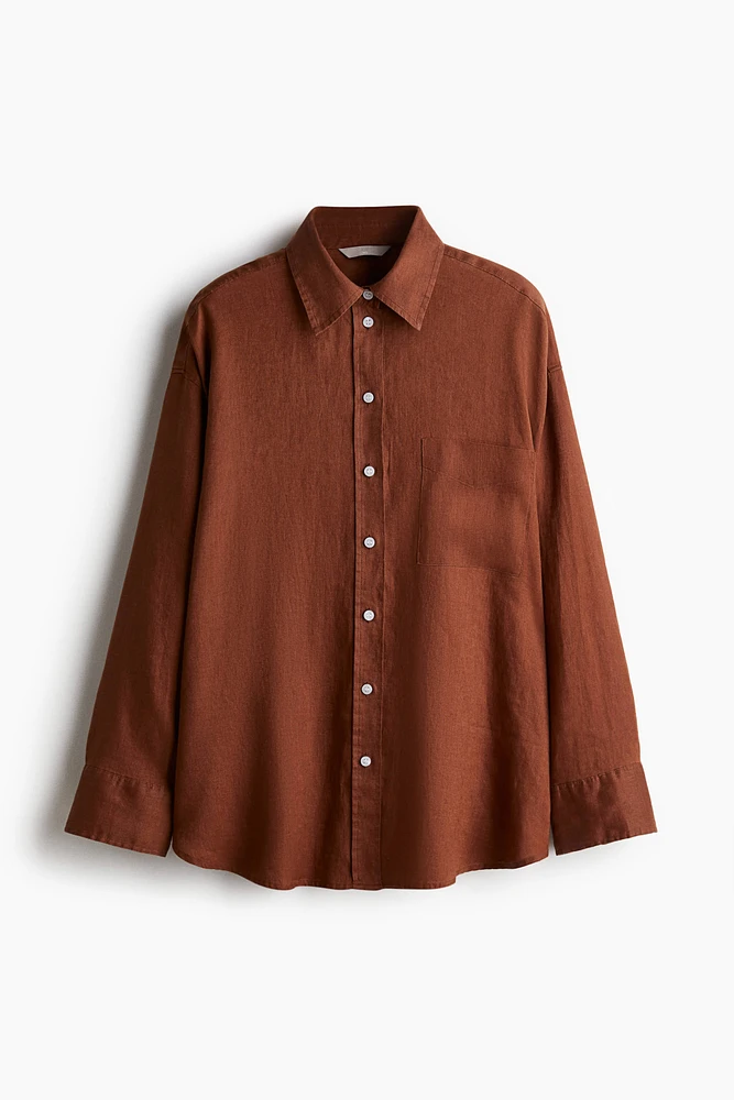 Chemise ample en lin