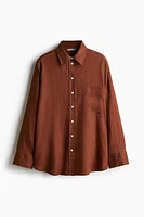 Chemise ample en lin