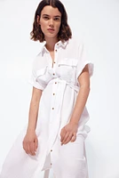 MAMA Muslin Shirt Dress