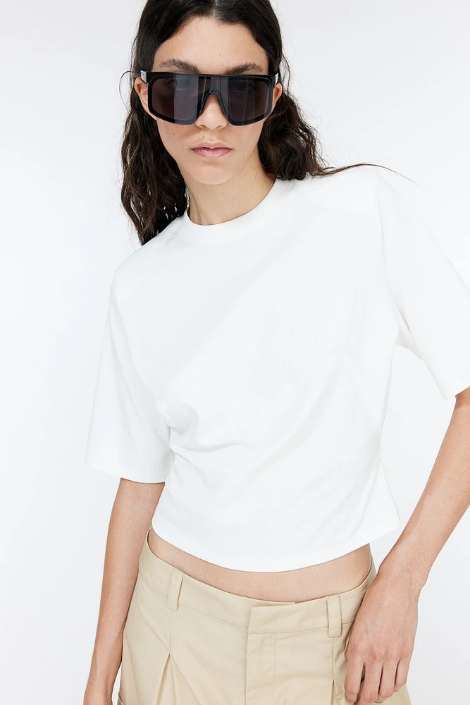 Shoulder-pad T-shirt