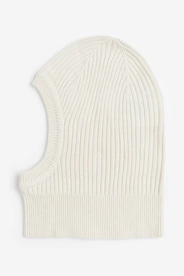 Rib-knit Balaclava