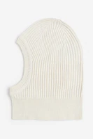 Rib-knit Balaclava