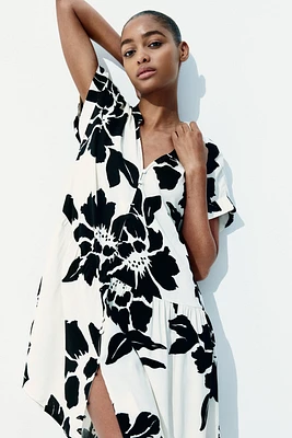 Robe tunique froissée