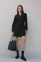 Belted Jacket Dress