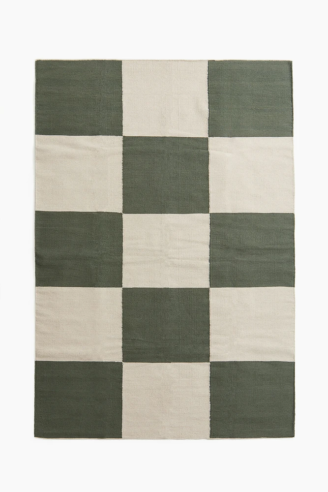 Checked Cotton Rug