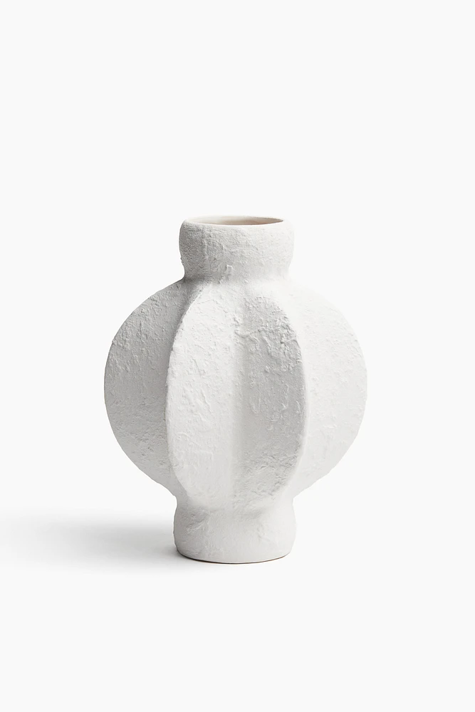 Textured Stoneware Vase
