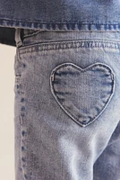 Heart-pocket Jeans