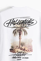 T-shirt imprimé Coupe Flottante