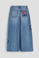 Loose Fit Wide Leg Jeans