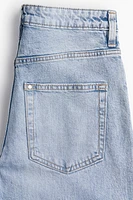 Wide High Cropped Jeans
