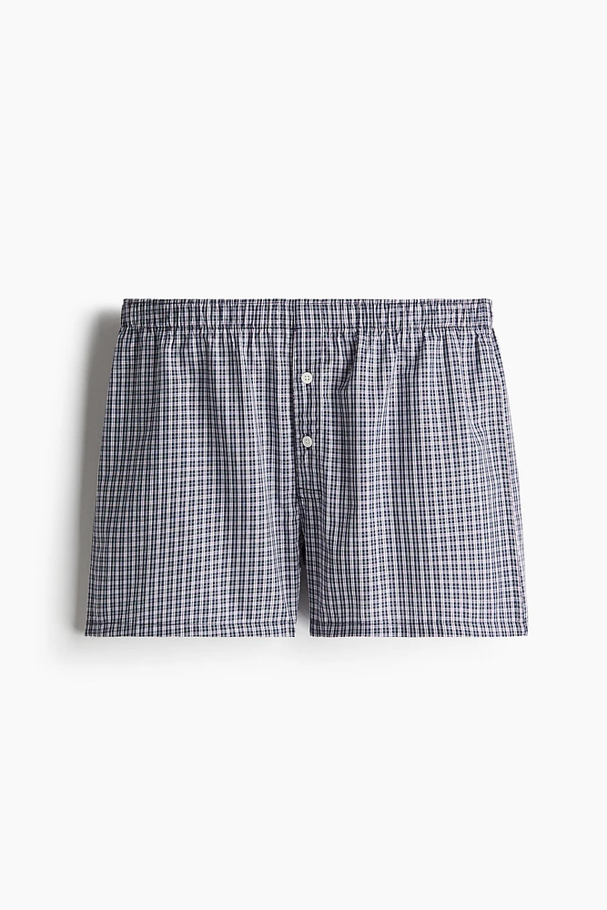 3-pack Woven Cotton Boxer Shorts