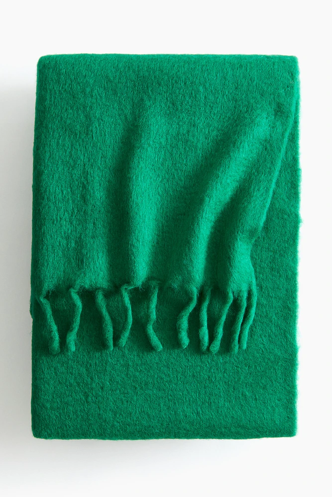 Couverture en laine mélangée