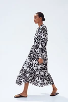 Oversized Crinkled Dress