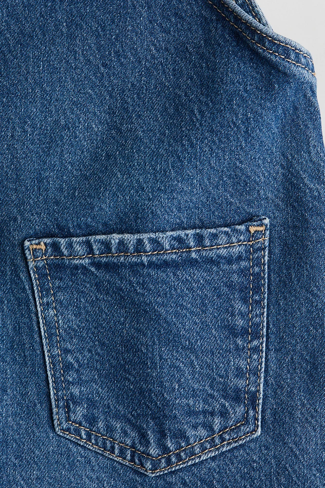Robe salopette en denim