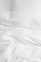 Linen-blend Twin Duvet Cover Set