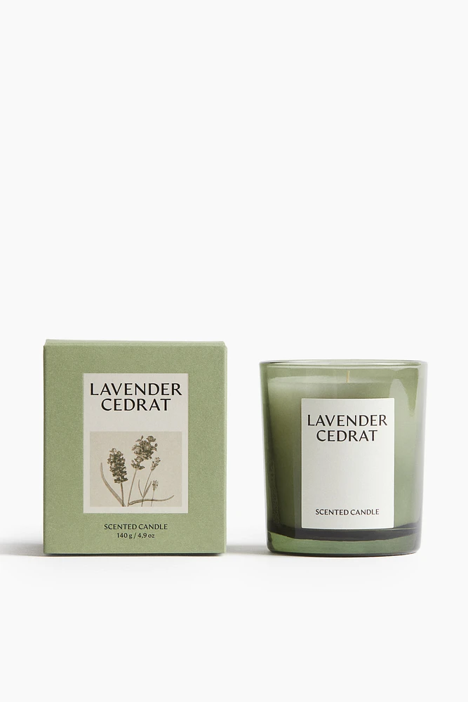 Scented Candle in Glass Holder