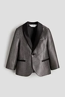 Shimmery Tuxedo Jacket