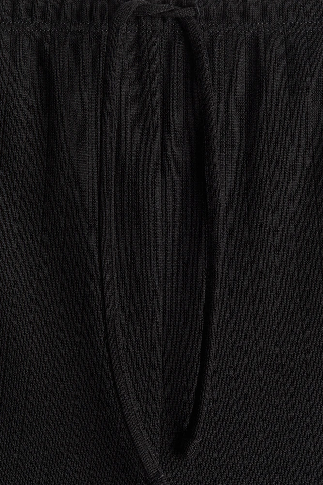 Pantalon large avec cordon de serrage