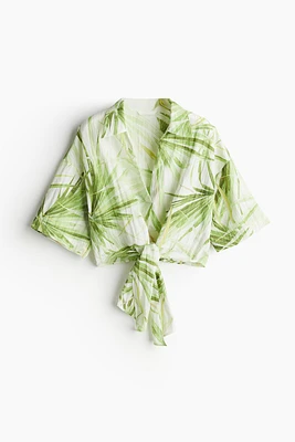Blouse with Tie Detail