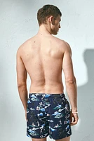 Patterned Swim Shorts