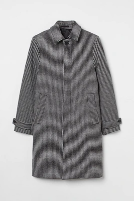 Wool-blend Car Coat