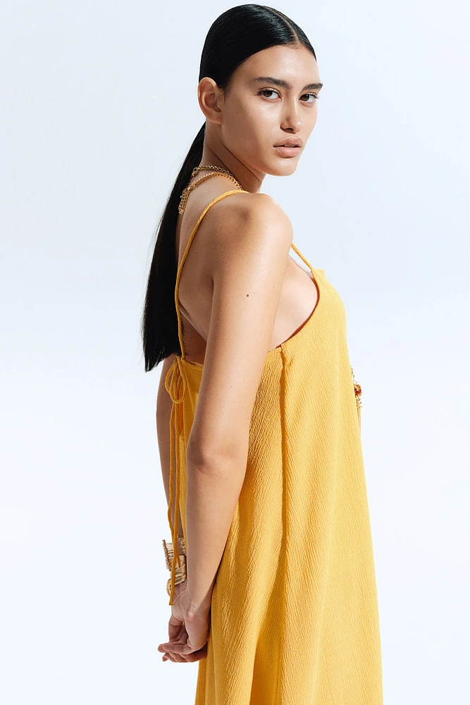 Crinkled Slip Dress