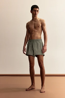 Seersucker Swim Shorts