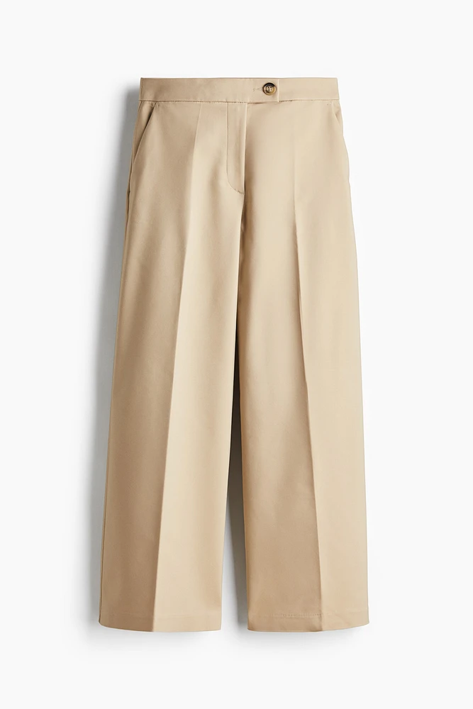 Wide-Leg Dress Pants