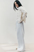 Denim Drawstring Pants
