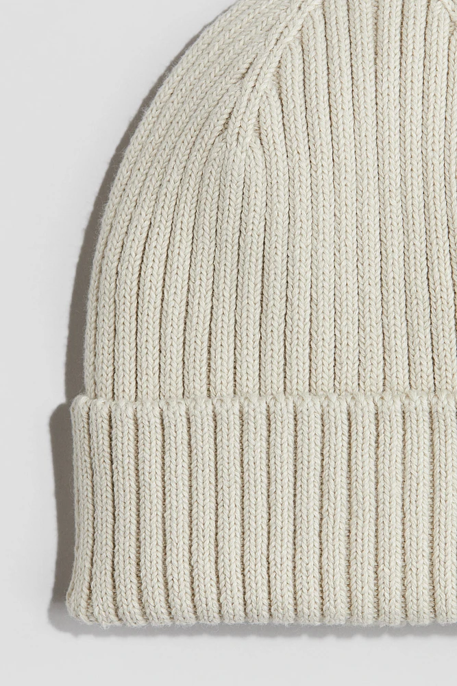 Rib-Knit Beanie